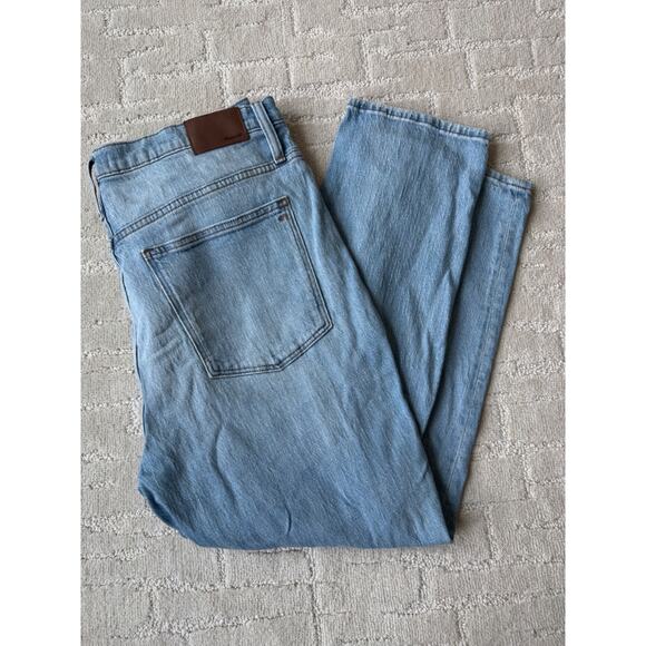 Madewell High Rise Slim Crop Boy Jean Denim Pants Stretch - Picture 9 of 11